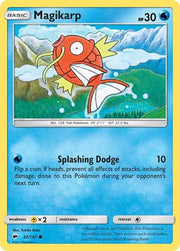 Magikarp 32/147 · (Burning Shadows) by Yukiko Baba