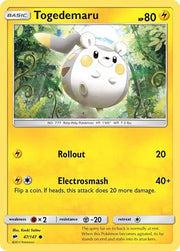 Togedemaru 47/147 · Normal (Burning Shadows)