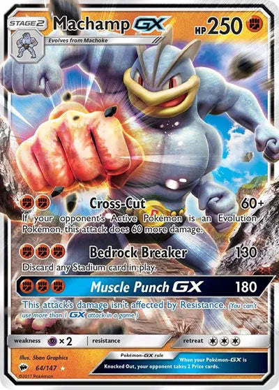 Machamp GX 64/147 (Burning Shadows)