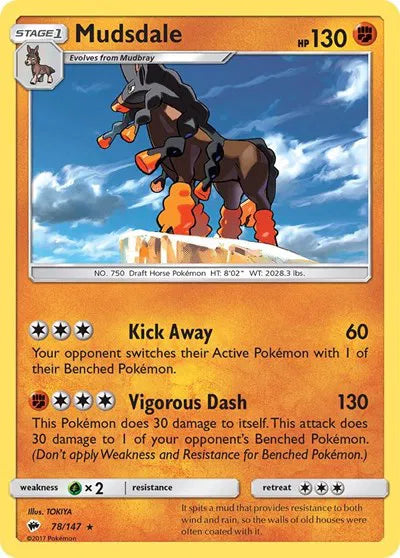 Mudsdale 78/147 · Normal (Burning Shadows)