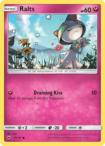 Ralts 91/147 · Normal (Burning Shadows) - German