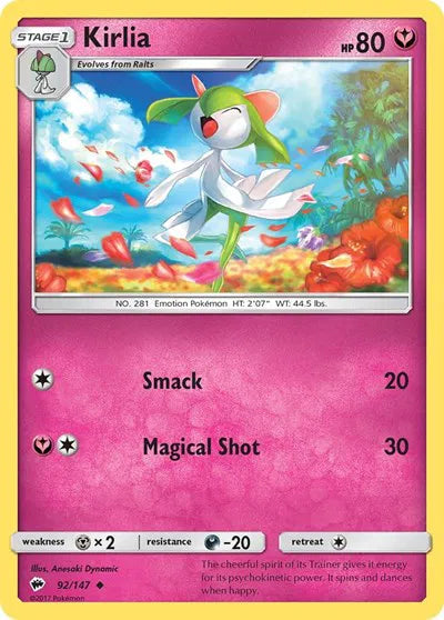 Kirlia 92/147 ·(Burning Shadows) by Anesaki
