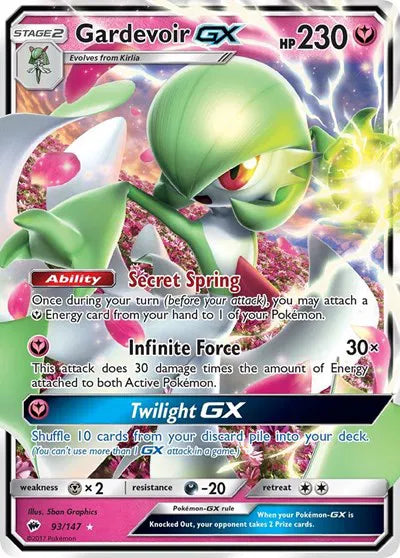 Gardevoir GX 93/147 · Holofoil (Burning Shadows)