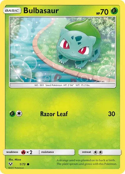 Bulbasaur 1 (Shining Legends) by Mizue