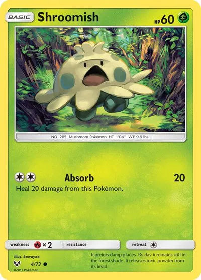 Shroomish 4 · Normal (Shining Legends)