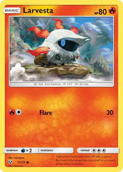 Larvesta 12 · Normal (Shining Legends)