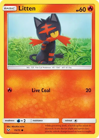 Litten 15 · Normal (Shining Legends)