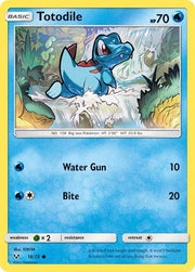 Totodile 18 · (Shining Legends) by  Tokiya