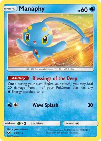 Manaphy 25 · Holofoil (Shining Legends) by  Kagemaru  Himeno