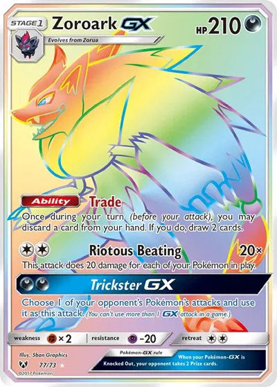 Zoroark GX (Secret) 77 (Shining Legends)