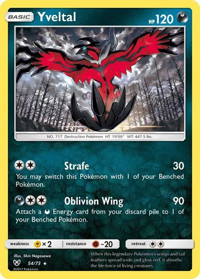 Yveltal 54 · Holofoil (Shining Legends) 7