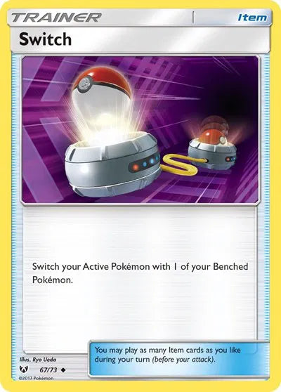 Switch 67 · Reverse Holofoil (Shining Legends) 3