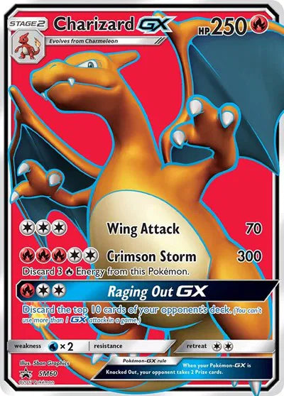 2017 Charizard GX – SM Black Star Promo (PSA 8)