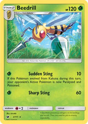 Beedrill 3/111 · Reverse Holofoil (Crimson Invasion)