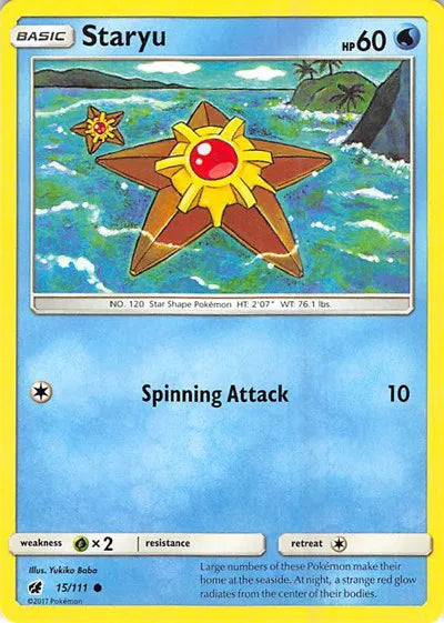 Staryu 15/111 ·(Crimson Invasion) by Yukiko Baba
