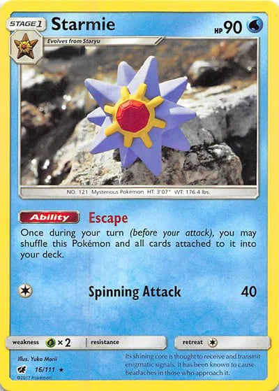 Starmie 16/111 · Normal (Crimson Invasion)