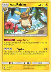 Alolan Raichu 31/111 · Holofoil (Crimson Invasion)