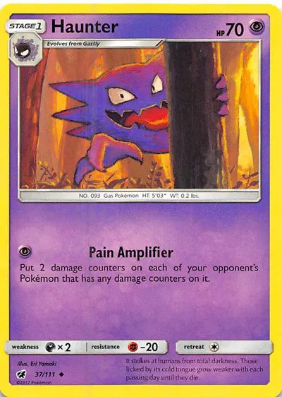 Haunter 37/111 · Normal (Crimson Invasion)