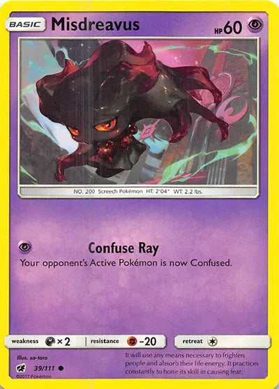 Misdreavus 39/111 · Normal (Crimson Invasion)