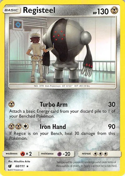 Registeel 68/111 · Normal (Crimson Invasion)