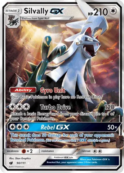 Silvally GX Crimson Invasion Ultra Rare 90/111