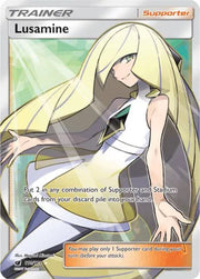Lusamine (Full Art) 110/111 · Holofoil (Crimson Invasion)
