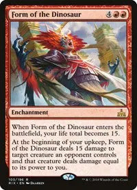 Form of the Dinosaur 103 · Normal (Rivals of Ixalan)