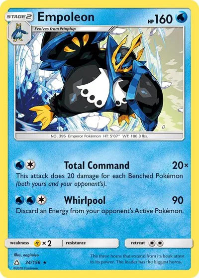 Empoleon 34/156 · Reverse Holofoil (Ultra Prism)