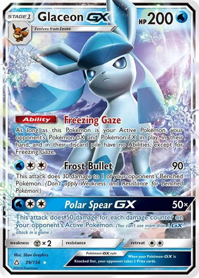 Glaceon GX 39/156 (Pokemon Ultra Prism)