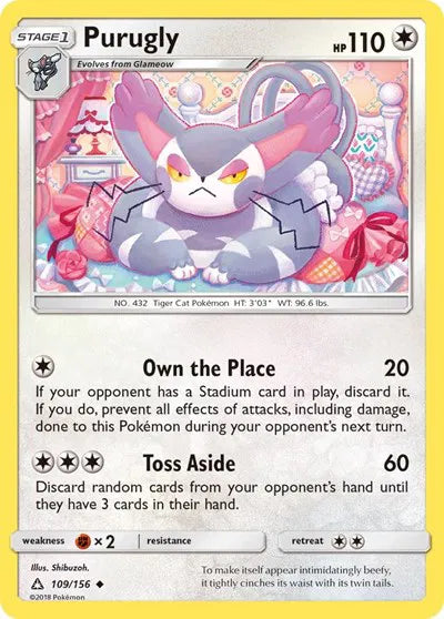 Purugly 109/156 · Normal (Ultra Prism)