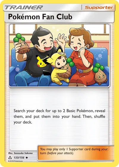 Pokemon Fan Club 133/156 · Normal (Ultra Prism)