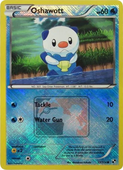 Oshawott (League Promo) 027/114 (League & Championship Cards)