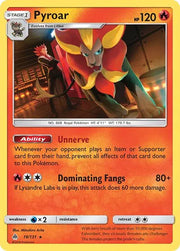 Pyroar 19 · Holofoil (Forbidden Light) 7