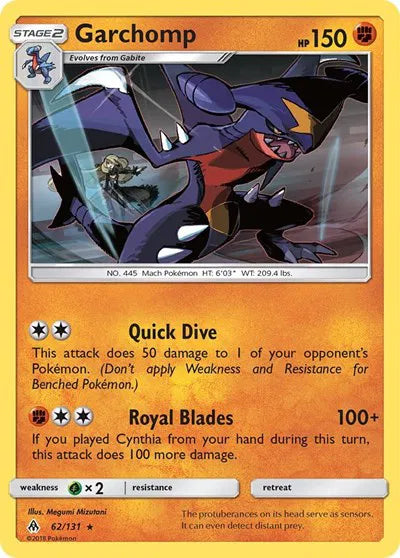 Garchomp 62 · Holofoil (Forbidden Light)