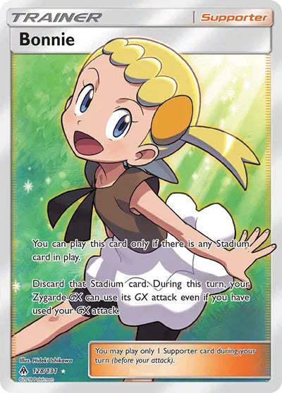 Bonnie (Full Art) 128 · Holofoil (Forbidden Light)