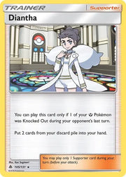 Diantha 105 · Reverse Holofoil (Forbidden Light)