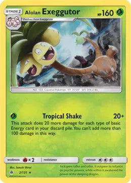 Alolan Exeggutor (SM Forbidden Light) 002/131 (Deck Exclusives) 1
