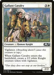 Gallant Cavalry 12 · Foil (Core Set 2019)