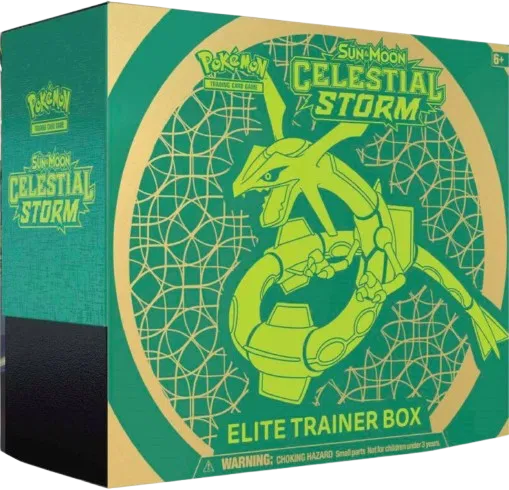 Celestial Storm Elite Trainer Box · Elite Trainer Box (ETB) w/ high quality acrylic