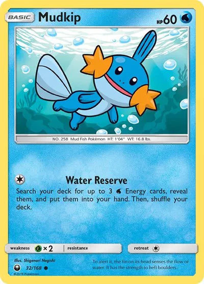 Mudkip (32) · Normal (Celestial Storm)