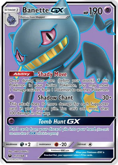 Banette GX (Full Art) 157 (Celestial Storm)