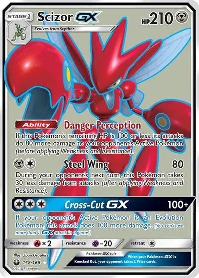 PSA 10 GEM MINT - Scizor GX - CELESTIAL STORM - 158/168