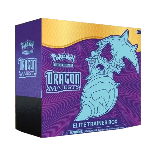 Dragon Majesty Elite Trainer Box · Elite Trainer Box (ETB) w/ high quality acrylic