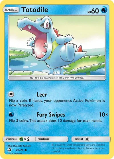 Totodile 22 · Normal (Dragon Majesty)