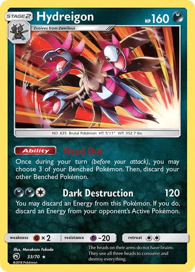 Hydreigon 33 · Holofoil (Dragon Majesty)