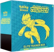 Lost Thunder Elite Trainer Box · Elite Trainer Box (ETB) w/ high quality acrylic
