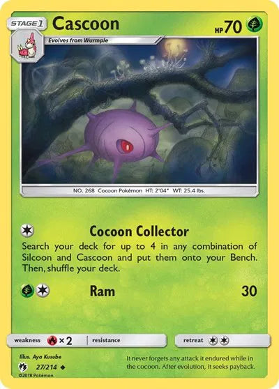 Cascoon 27 · Reverse Holofoil (Lost Thunder)