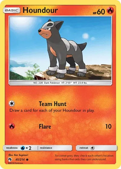 Houndour 45 · Normal (Lost Thunder)
