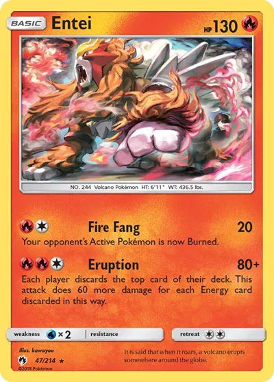 Entei 47 · (Lost Thunder)
