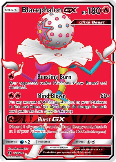 Blacephalon GX (Full Art) Lost Thunder Ultra Rare 199